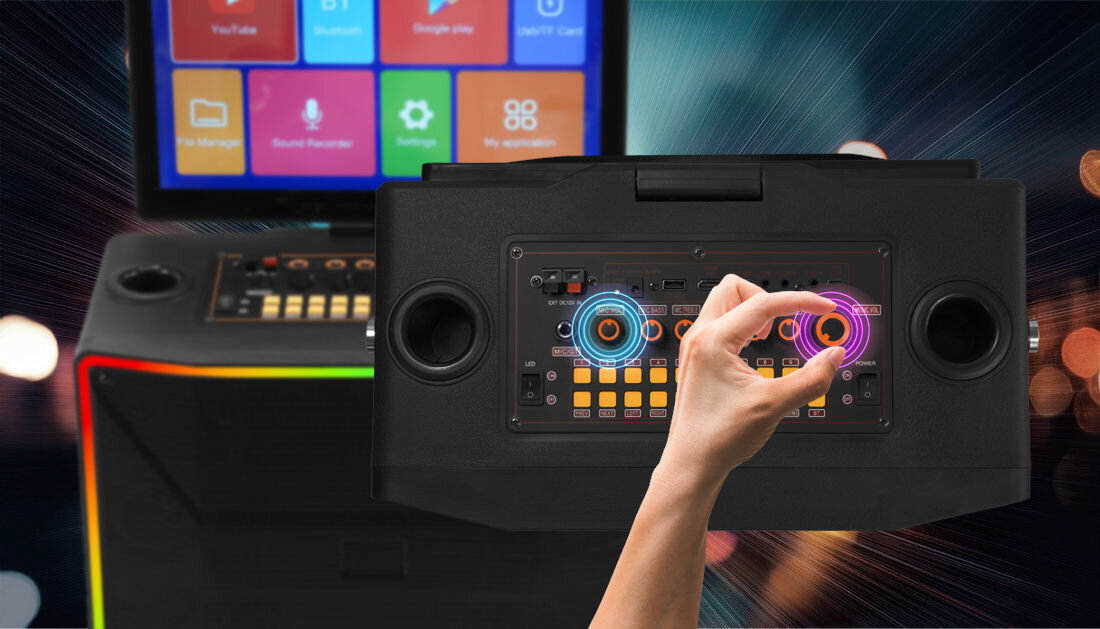 Power audio MUSICMATE KTV MM-SC900 karaoke efekty