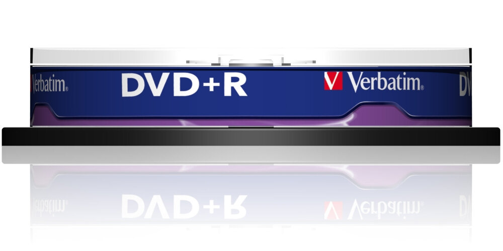 Płyta VERBATIM DVD+R, 4.7 GB, 16x (10 szt.)
                płyta w opakowaniu stabilność powtarzalność działania bezpieczne przechowywanie danych