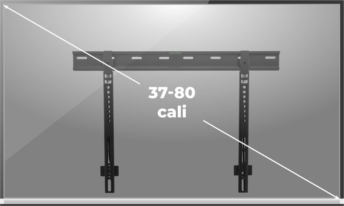 Uchwyt GÖTZE & JENSEN TM3850FS ULTRASLIM - montaż
