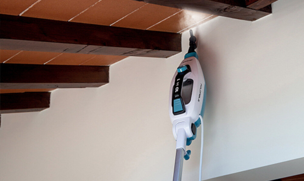 Mop parowy ARIETE 4175/00 Biały System FLEX Mikroskopijne cząsteczki para wodna zabrudzenia