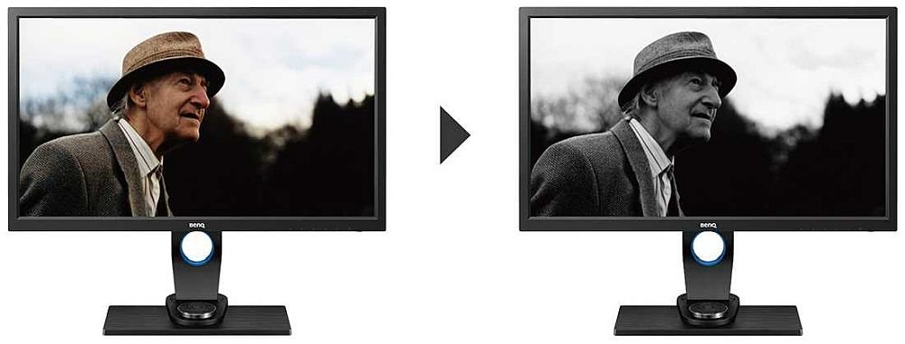 Monitor BENQ SW2700PT - Efekt Czarno-Biały