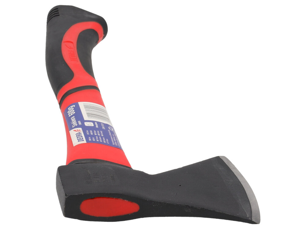 Siekiera uniwersalna DEDRA 13M810 0.6 kg dlugosc 35 cm precyzyjne uderzenia waga 0.6 kg specjalnie zaprojektowany klinowy ksztalt niezawodnosc wygoda uzytkowania
