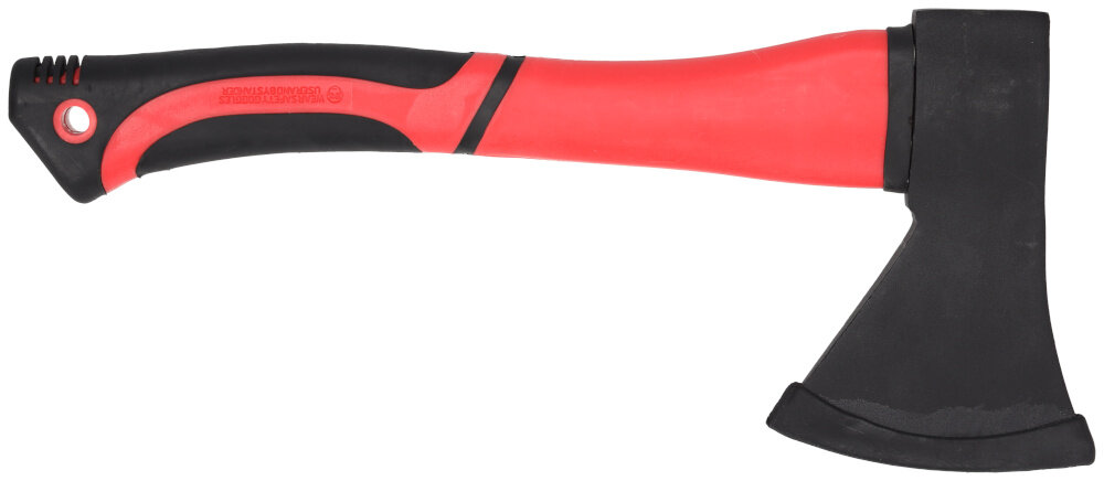 Siekiera uniwersalna DEDRA 13M811 0.8 kg trzonek z wytrzymalego wlokna szklanego trwalosc odpornosc na pekniecia i uszkodzenia antyposlizgowa powierzchnia uchwytu pewny stabilny chwyt wygodna efektywna bezpieczna praca