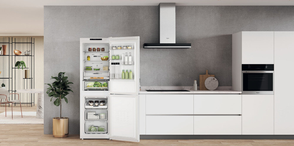 LODÓWKA WHIRLPOOL W7X 83A W kompresor Technologia ZenInverter cicha praca wydajność 34 dB