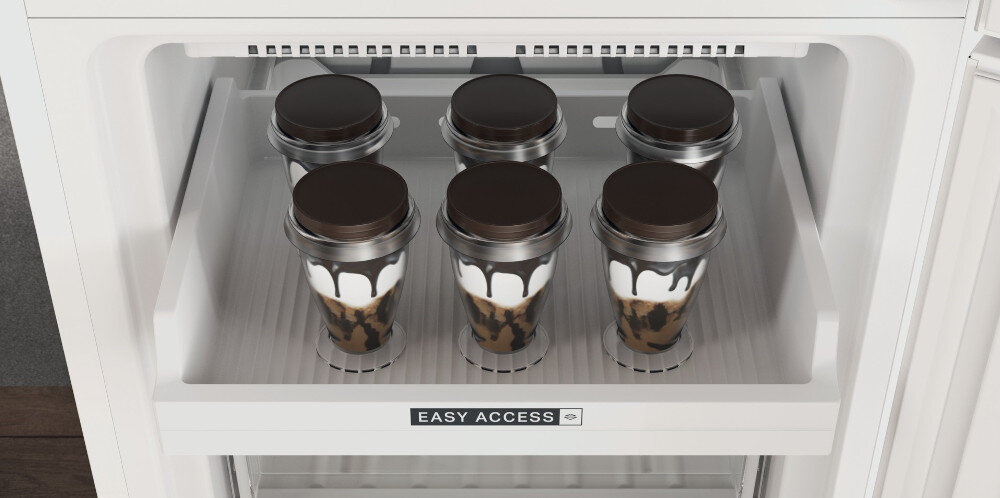 LODÓWKA WHIRLPOOL W7X 83A W wysuwana szuflada konstrukcja widoczne łatwo dostępne organizacja przestrzeni