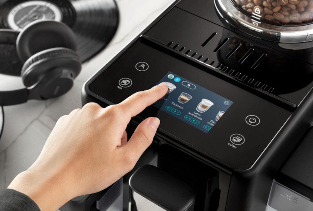 Ekspres DELONGHI Rivelia EXAM 440.55.B Kolorowy wyświetlacz TFT dotykowy