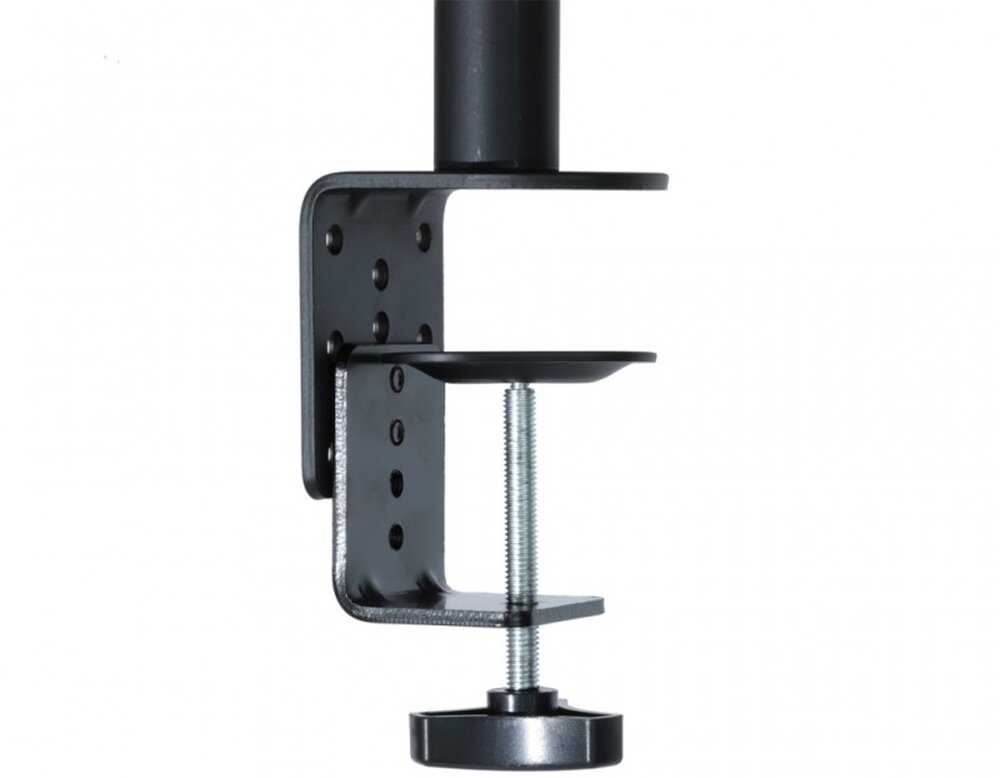 Uchwyt do monitora ART L-25 13-27 cali Czarny monitor obciążenie system ukrywania kabli regulacja montaż