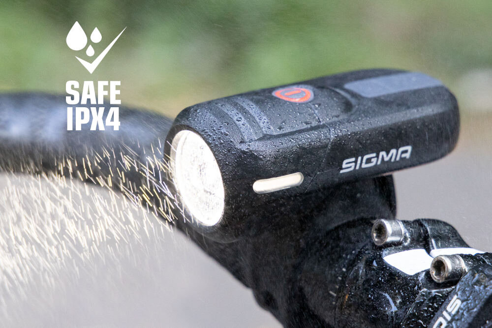 Lampka rowerowa SIGMA Aura 45 Wysoka odporność norma IPX4