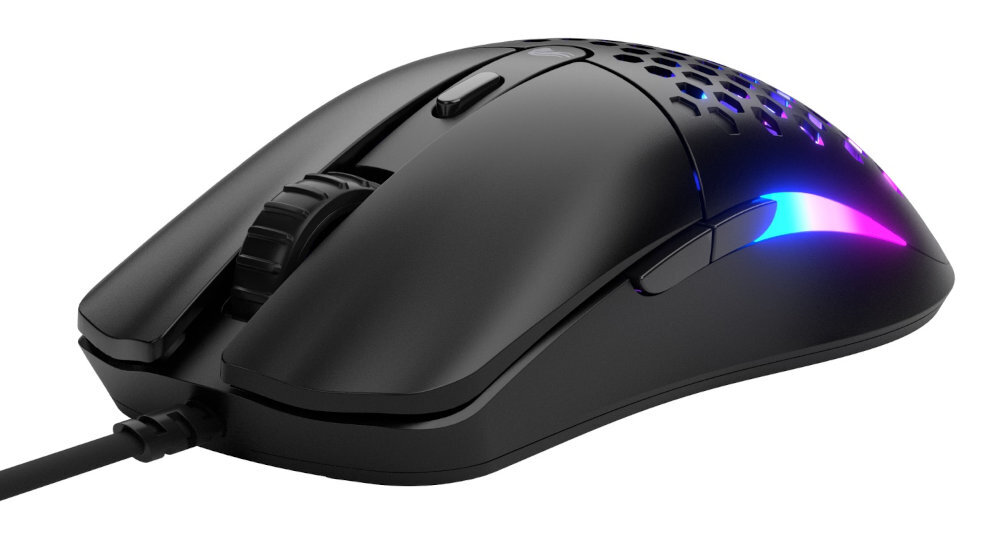 GLORIOUS O Eternal gamingowy czujnik optyczny rozdzielczości 12 000 DPI zakresowi czułości od 50 do 12 000 DPI śledzeniu 300 IPS - mysz na białym tle