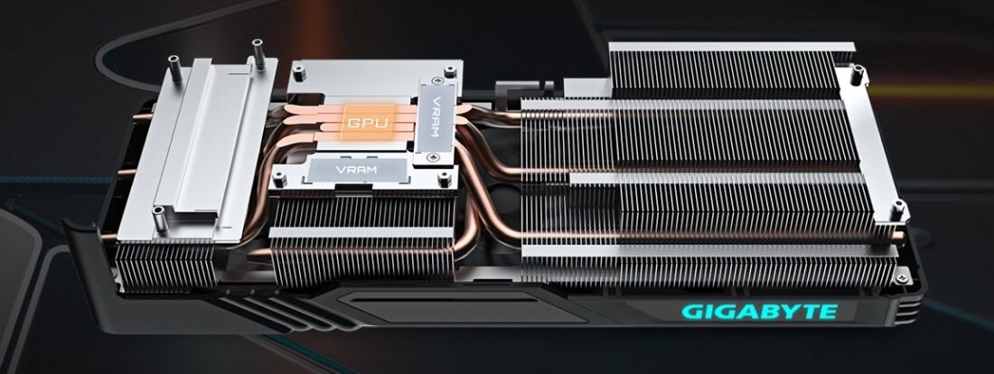 Karta graficzna GIGABYTE GeForce RTX 4060 Gaming OC 8GB DLSS 3 - Komora parowa 