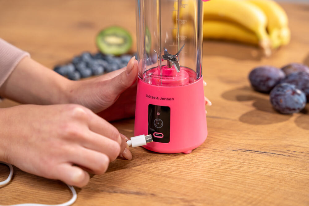 Blender personalny GÖTZE & JENSEN PB940 bateria 22 koktajle ładowanie