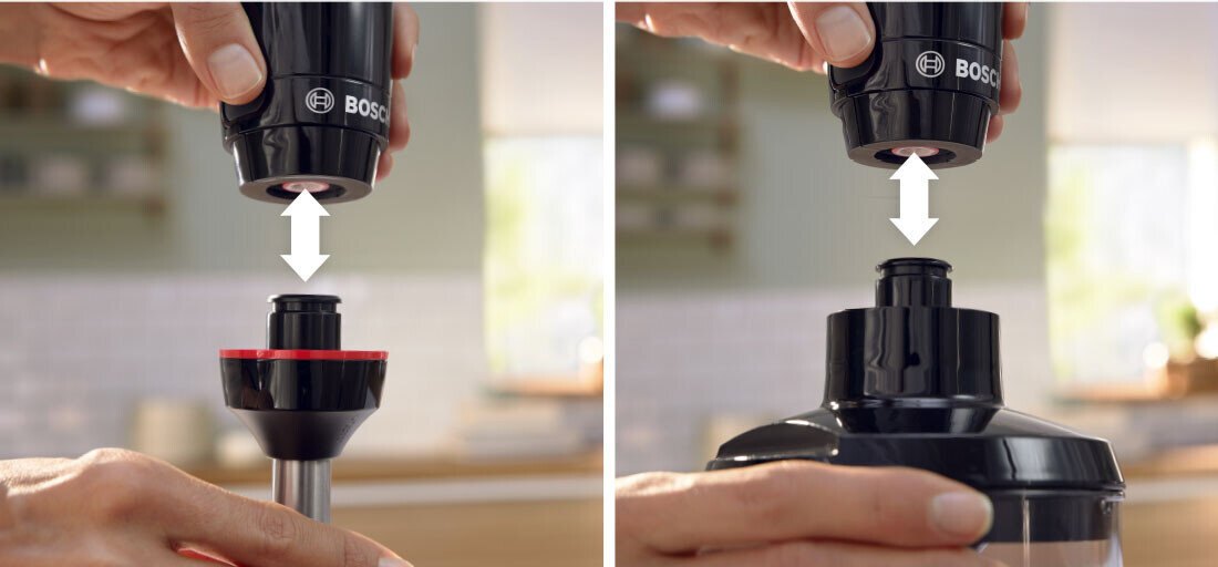 Blender BOSCH ErgoMaster MSM4B622 Przycisk zwalniający końcówkę czyszczenie wygoda