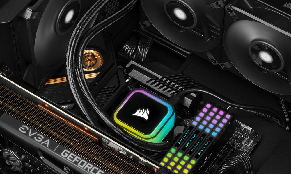 Chłodzenie wodne CORSAIR iCUE H100i RGB Elite Zero RPM i Variable Pump Speed