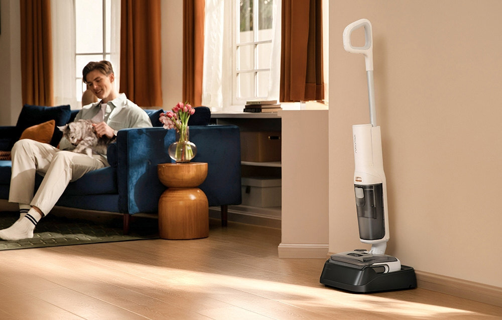 Odkurzacz ROBOROCK F25 RT Morph C Samoczyszczący system funkcja automatycznego czyszczenia usuwa wszystkie zabrudzenia