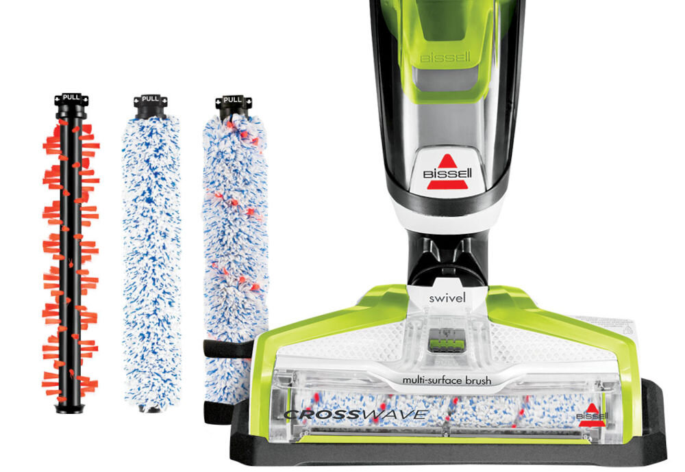 Odkurzacz BISSELL Crosswave Professional 17134 czyszczenie utrzymanie higieny wymienne szczotki szczotka do drewnianych podłog do wykładzin i dywanów do różnych powierzchni