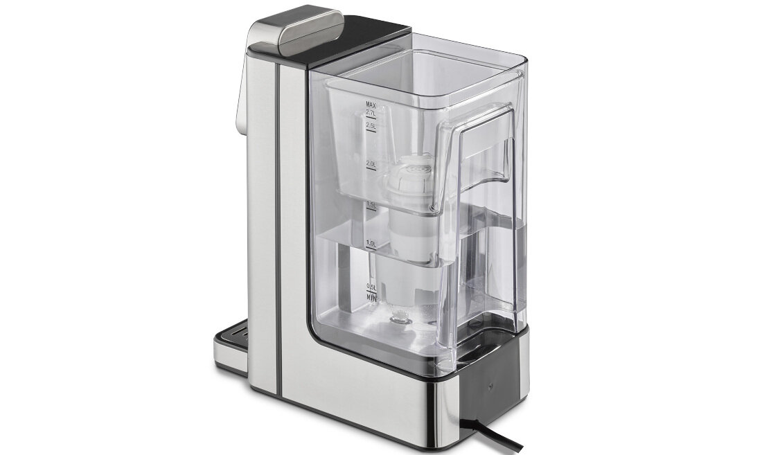 Dyspenser do wody CASO HW660 Pojemny łatwy w czyszczeniu zbiornik pojemność zdejmowanie napełnianie filtr węglowy