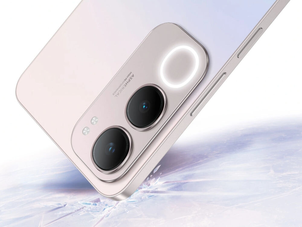 Smartfon VIVO Y19s 8/256GB 6.68 90Hz wizualizacja upadku odporne krawędzie 5-gwiazdkowy certyfikat SGS amortyzujące narożniki etui Wave-Crest