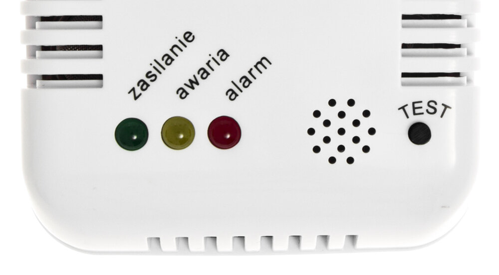 CZUJNIK GAZU EURA GD 00A2 sygnalizacja dźwiękowa i wizualna