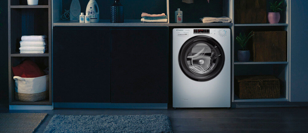 Pralko-suszarka CANDY CSOW 4746TWMB5-S Opóźniony start do 24 h planowanie czas godzina