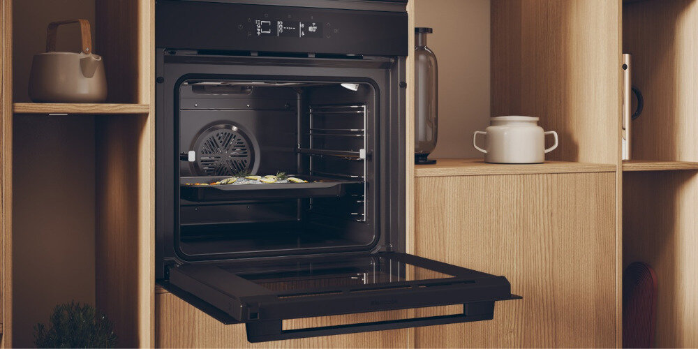 PIEKARNIK HAIER H6 ID25G5HTB1 minimalizm elegancja wygląd szklane wykończenie dopracowane detale luksus minimalistyczny wygląd kolor czarny