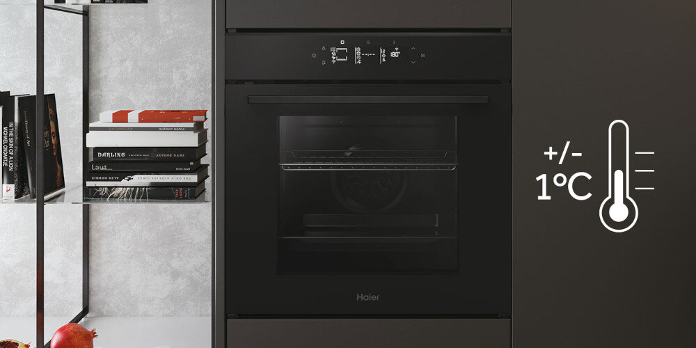 PIEKARNIK HAIER H6 ID25G5HTB1 kontrola temperatury Precyzyjne ustawianie dokładność do jednego stopnia 