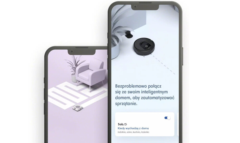 Robot sprzatajacy IROBOT Roomba I7+ (I755840) clean aplikacja komendy glosowe