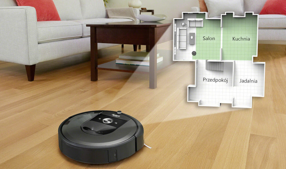 Robot sprzatajacy IROBOT Roomba I7+ (I755840) mapy Imprint