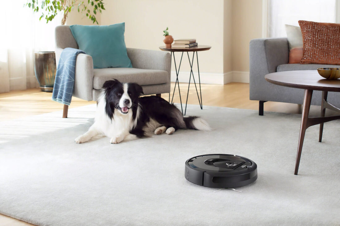 Robot sprzatajacy IROBOT Roomba I7+ (I755840) dla zwierzat gumowe szczotki