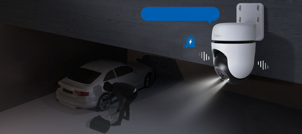 Kamera TAPO C510W wykrywanie obecności ludzi, 2304x1296, więcej niż 1080p