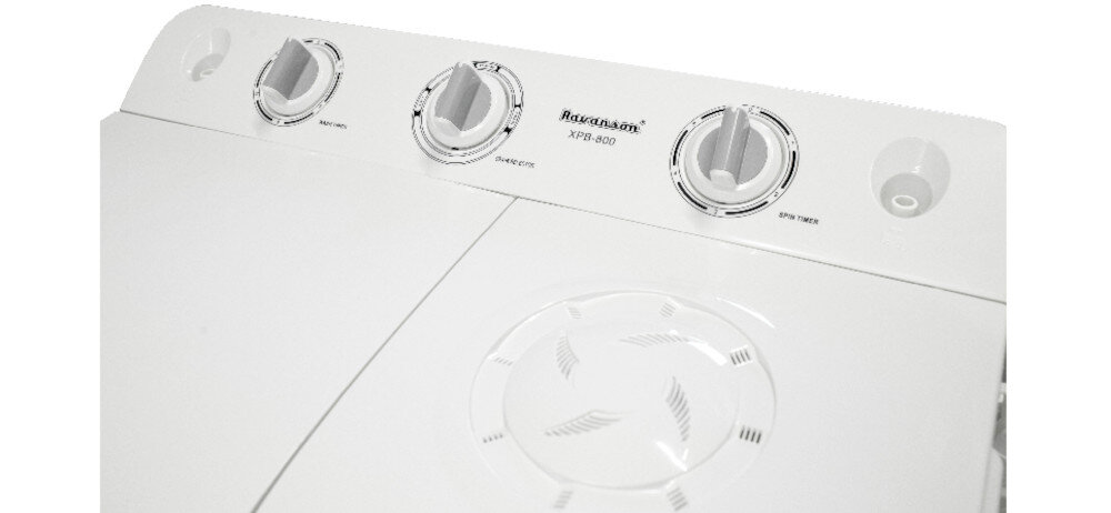 Pralko-wirówka RAVANSON XPB-800 pokrętło ustawienia obsługa