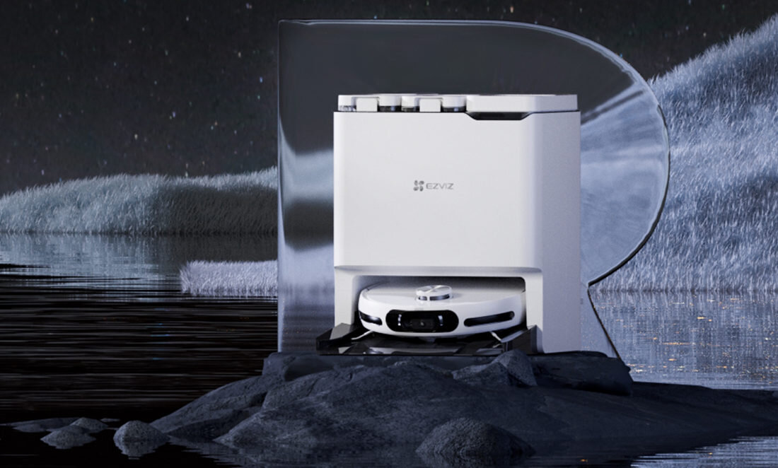 Robot sprzątający EZVIZ RS20 Pro Max wygląd design prezentacja wizualizacja Pora na Twój odpoczynek