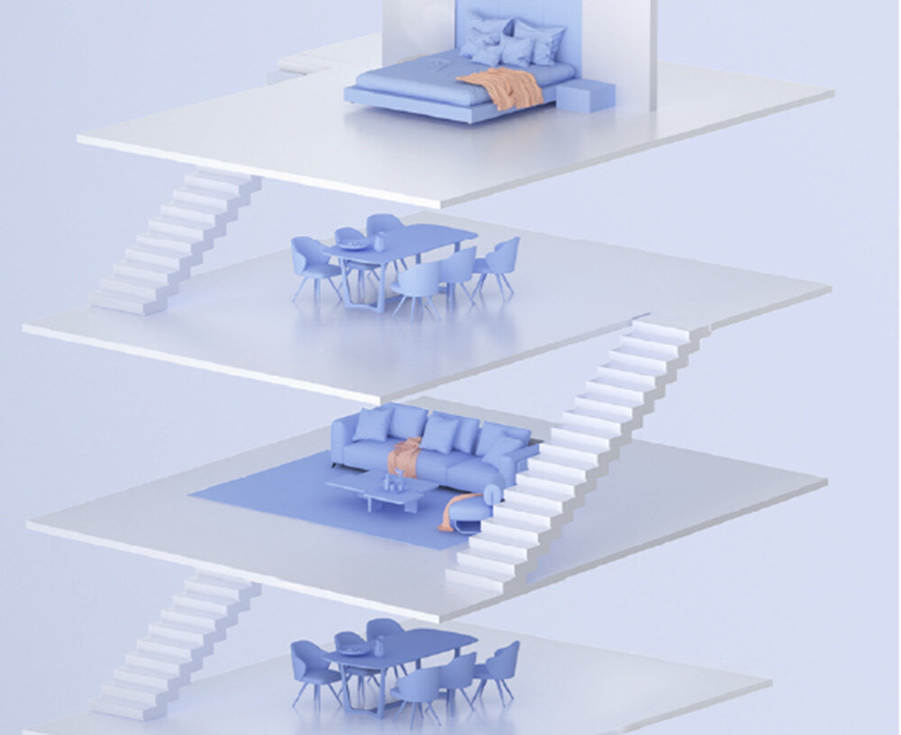 Robot sprzątający EZVIZ RS20 Pro Max Mapowanie do 4 pięter przeszkody dostosowanie układ dokładnie czyścić