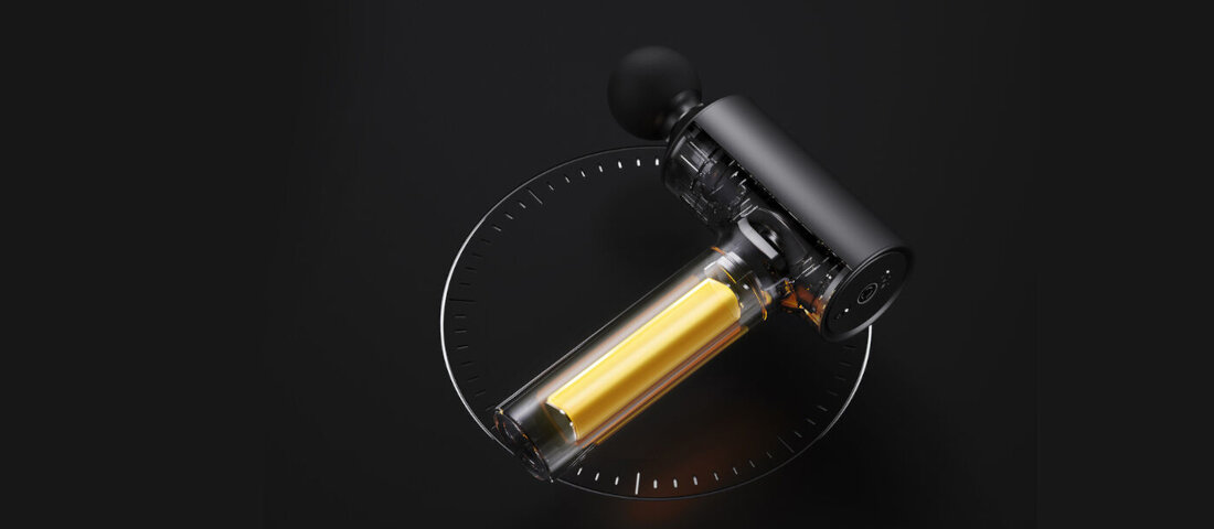 masazer XIAOMI Massage Gun 36909 czas pracy do 5 godzin wbudowany akumlator
