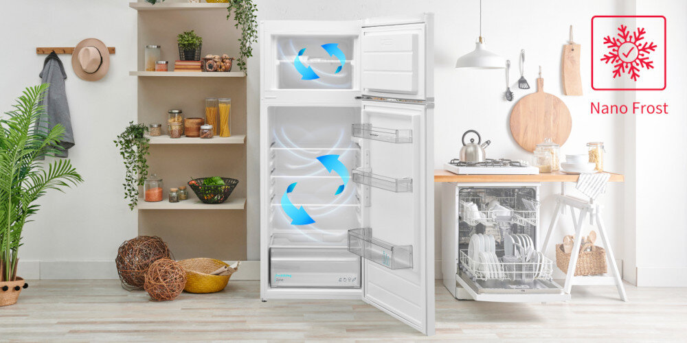 LODÓWKA SHARP SJ-FTB01ITXWE-EU INOX system NanoFrost chłodzenie wydajna praca bez szronu