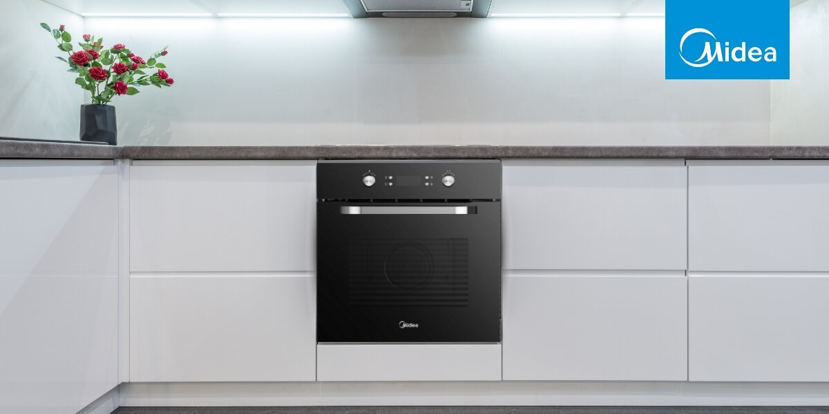 PIEKARNIK MIDEA MO659TDBK Intuicyjne sterowanie niezawodność łatwe szybkie ustawienia czasu pieczenia lampka kontrolna oświetlenie wnętrza Łatwe czyszczenie i energooszczędność emalia łatwoczyszcząca wilgotna ściereczka usuwanie zabrudzeń wskaźnik efektywności efektywna praca Różnorodne funkcje 6 rozmrażanie grill konwekcja wentylator tryb ECO równomierne pieczenie Elegancja i funkcjonalność design styl wygląd pojemne wnętrze 65 litrów duża przestrzeń oświetlenie wnętrza komfortowy dostęp