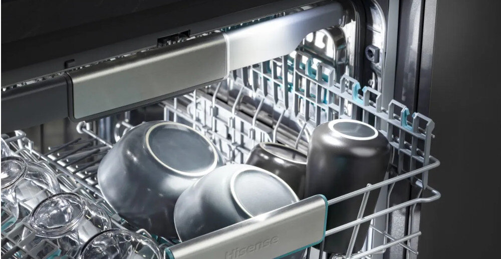 ZMYWARKA HISENSE HV673D64 oświetlenie światło widoczność Precyzyjnie rozmieszczone światła LED