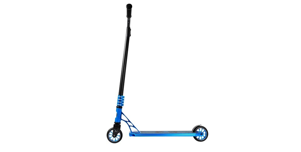 Hulajnoga INDIANA X1 Czarno-niebieski widok bok