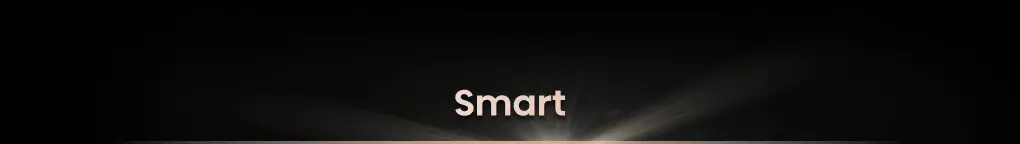 Na obrazie widoczny jest napis \'Smart\' na ciemnym tle.