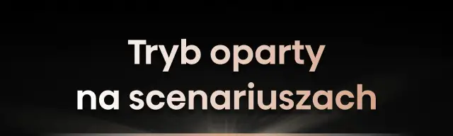 Na obrazie widoczny jest tekst: \'Tryb oparty na scenariuszach\'.