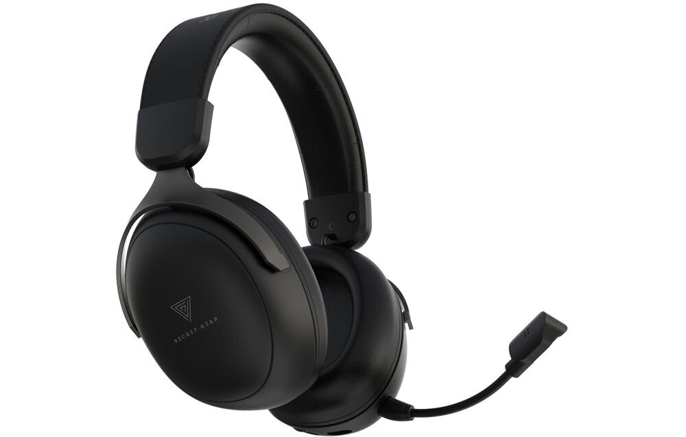 SECRET GEAR SX1 nauszniki miękkie, regulowany pałąk, komfort noszenia, lekka konstrukcja, słuchawki po skosie na białym tle