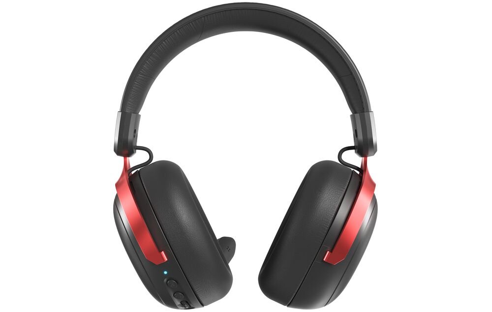 SECRET GEAR SX1 czułość 115 dB, impedancja 32 Ω, precyzyjne brzmienie, słuchawki od tyłu na białym tle