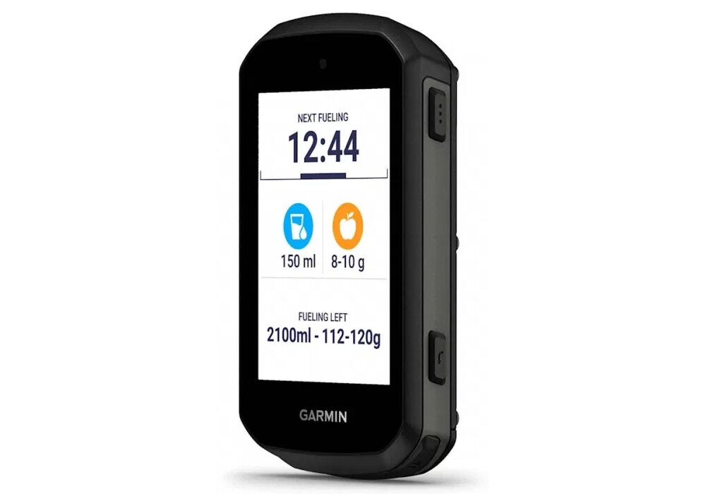 Nawigacja rowerowa GARMIN EDGE 550 010-03022-01 nawigacja na białym tle widoczna od przodu pod skosem włączony wyświetlacz GPS GLONASS oraz GALILEO w trybie wielopasmowym stabilny sygnał w wymagających lokalizacjach funkcje ClimbPro Trendline kreator kursów planowanie trasy z uwzględnieniem podjazdów i ukształtowania terenu