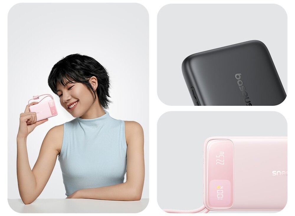 BASEUS EnerFill FC11 Ładowanie kable porty