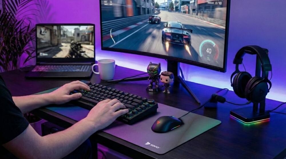 SAVIO Astral SAVIO ASTRAL keycapy wykonane z tworzywa PBT (politereftalan butylenu), twardszego i bardziej wytrzymałego standardowy ABS Nakładki PBT matową, lekko szorstką fakturę wysoką odporność na ścieranie - klawiatura na stanowisku gamingowym podczas gry