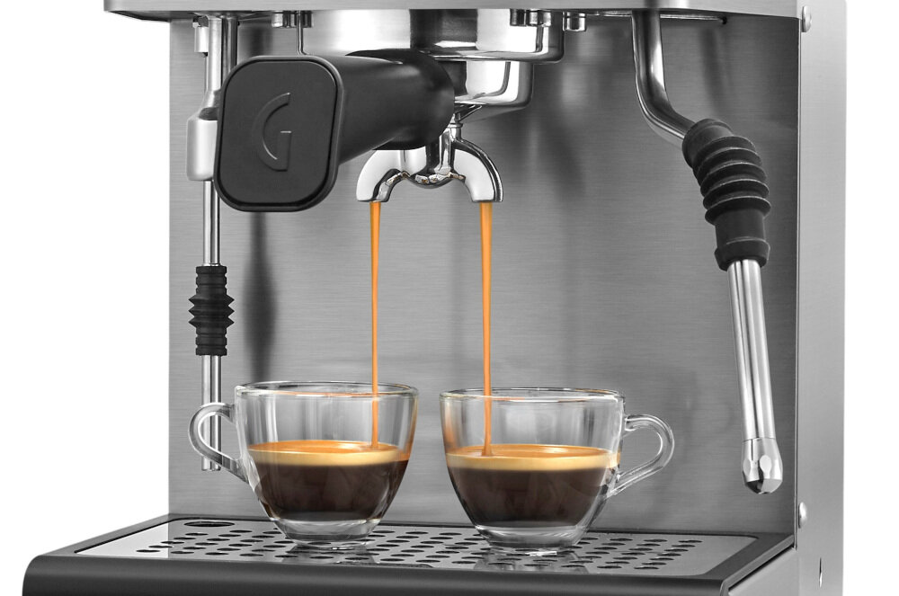 Ekspres GAGGIA Classic GT 688001000131 Profesjonalny zdjęcie lifestyle Dwa niezależne regulatory PID  Analogowy manometr regulowany zawór OPV Automatyczna lub manualna pre-infuzja