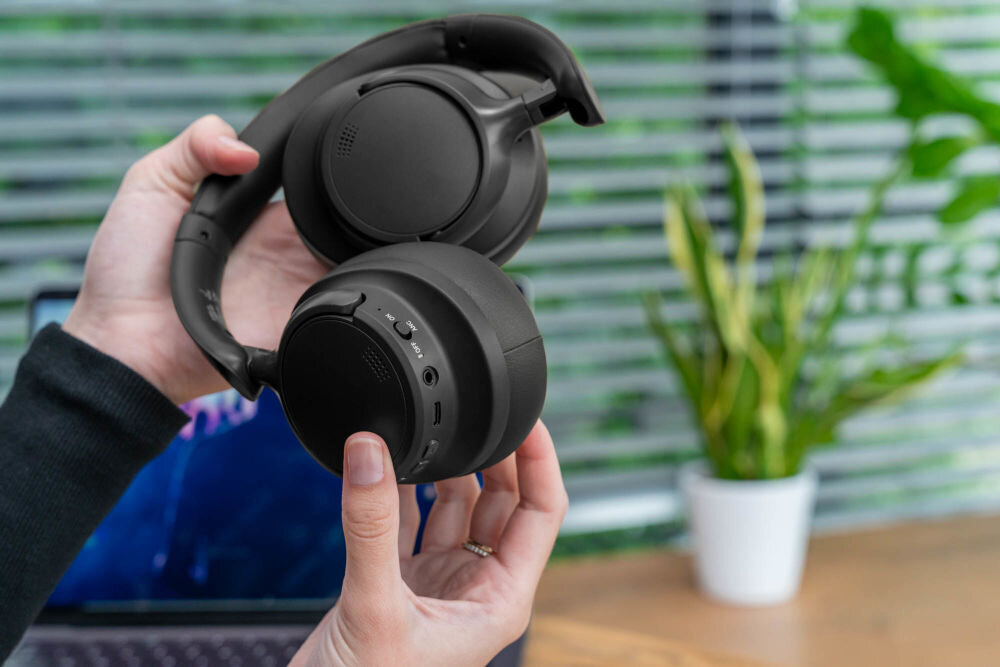 XMUSIC XWH300K słuchawki składane, kompaktowe i wygodne w transporcie