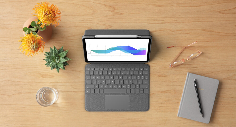 Etui na iPad Pro LOGITECH Folio Touch ładowanie miejsce na rysik apple pencil