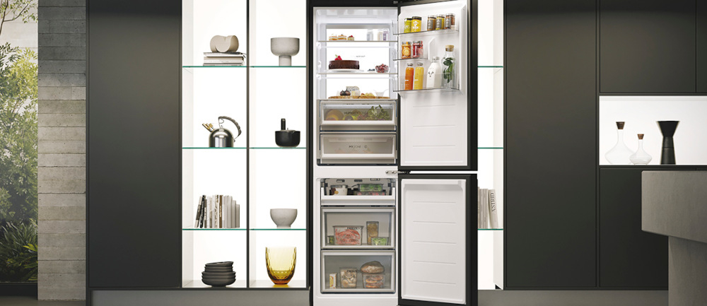 LODÓWKA HAIER HDR7619DNGB Niezawodny silnik inwerterowy silnik inwerterowy cicha efektywna praca