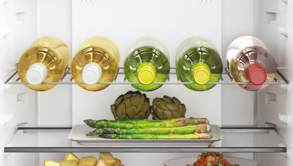 HAIER półka bezpiecznie stabilnie wygodnie przechowywanie butelki lodówka wino