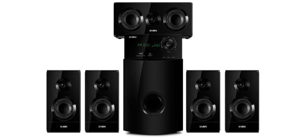 Głośniki SVEN 5.1 HT-210 dźwięk przestrzenny do filmów seriali gier muzyki